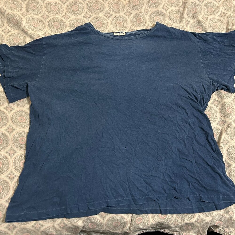 Natural indigo  top